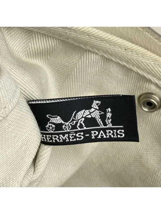 ★SOLD★ Hermes Handbag Valparaiso PM Toilet Blanc Ivory Silver - Picture 5 of 10